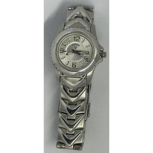 Callaway Golf Watch Women New Battery CY2061 Stainless Band 29MM Silver Dial Z